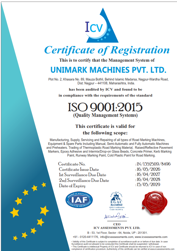 ISO Certificate